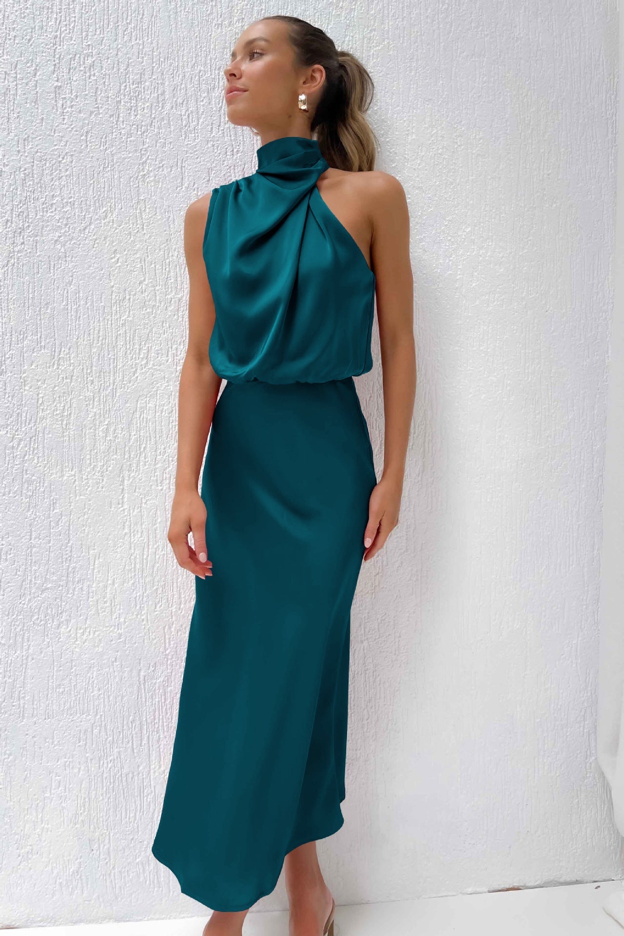Dámské maxi šaty v elegantním stylu
