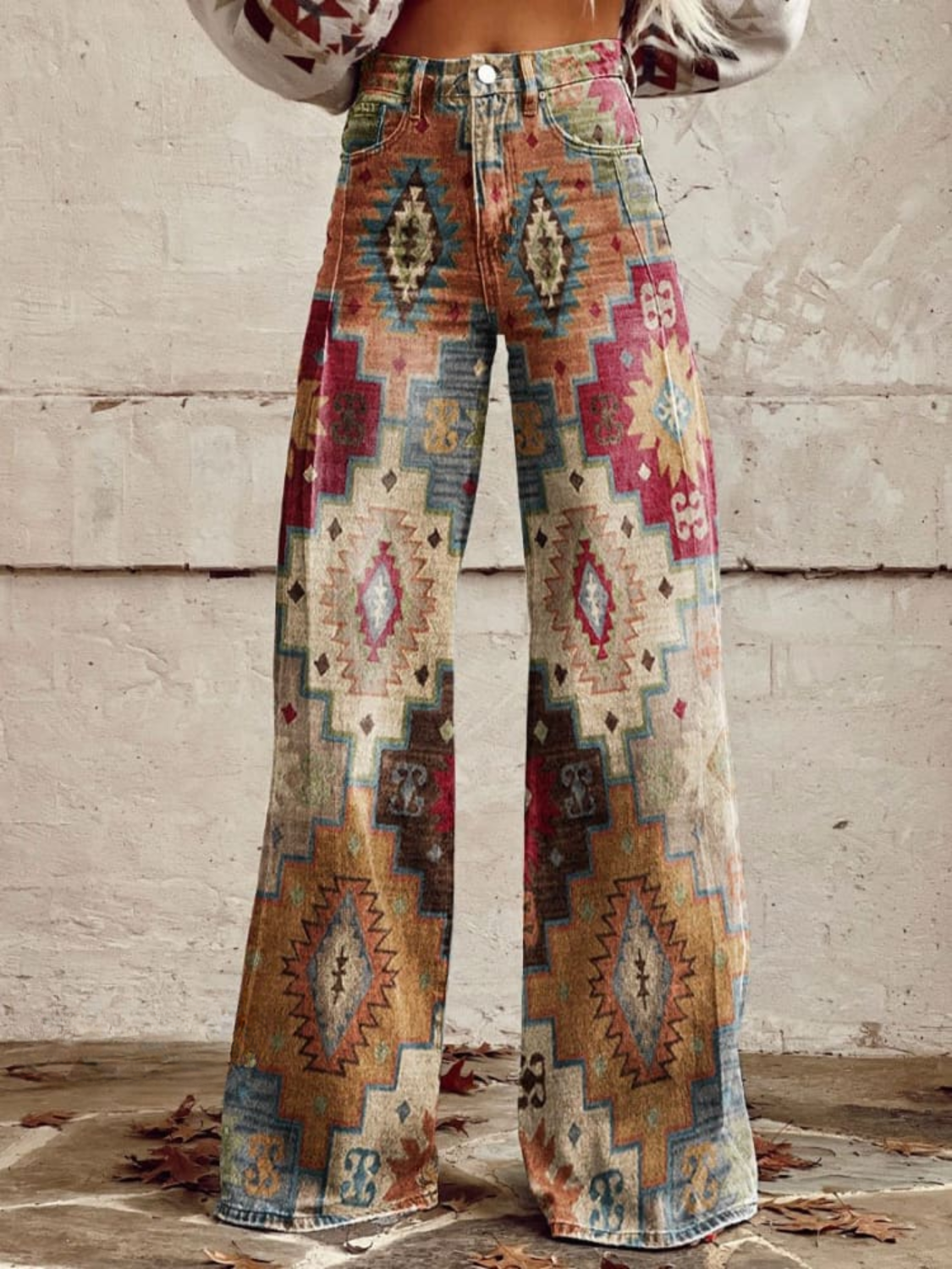 Dámské kalhoty v boho stylu