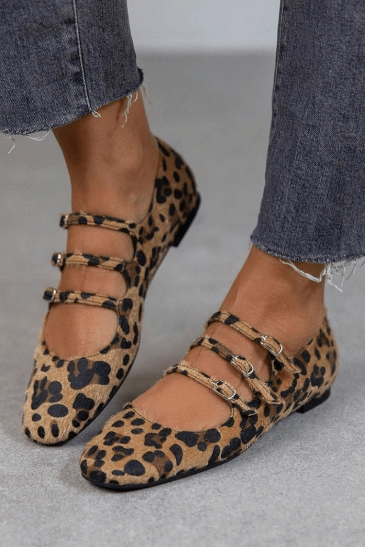Dámské mokasíny s leopardím vzorem