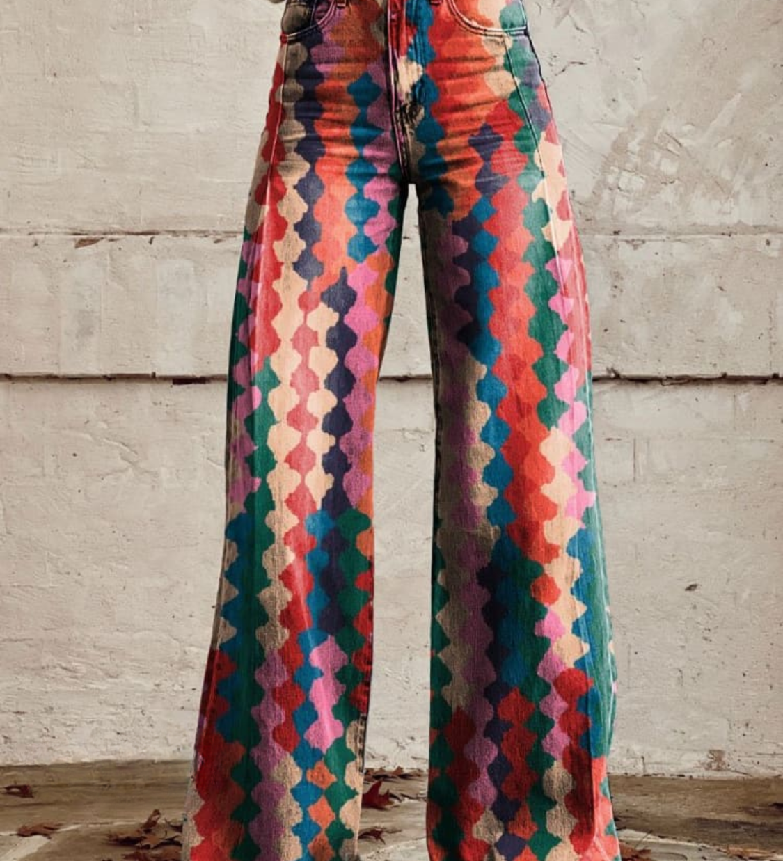 Dámské kalhoty v boho stylu