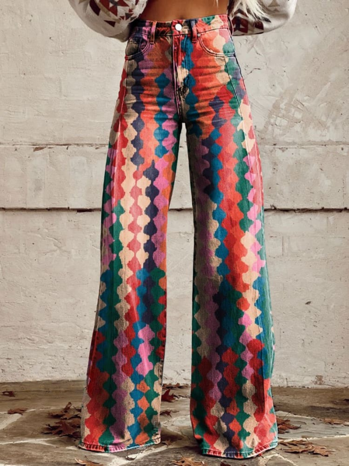 Dámské kalhoty v boho stylu