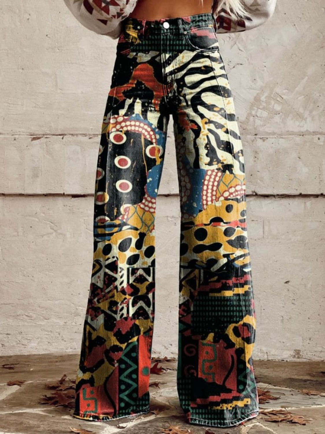 Dámské kalhoty v boho stylu