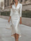 Dámské šaty ze saténu