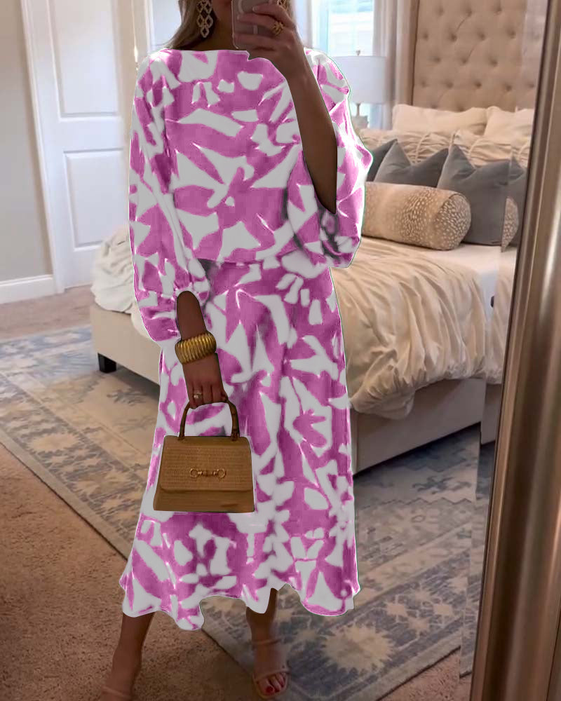 Dámské maxi šaty v elegantním stylu