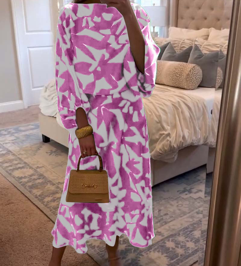 Dámské maxi šaty v elegantním stylu