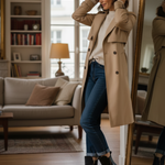Dámské kozačky v elegantním stylu, na podpatku