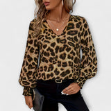 Dámská halenka s leopardím vzorem