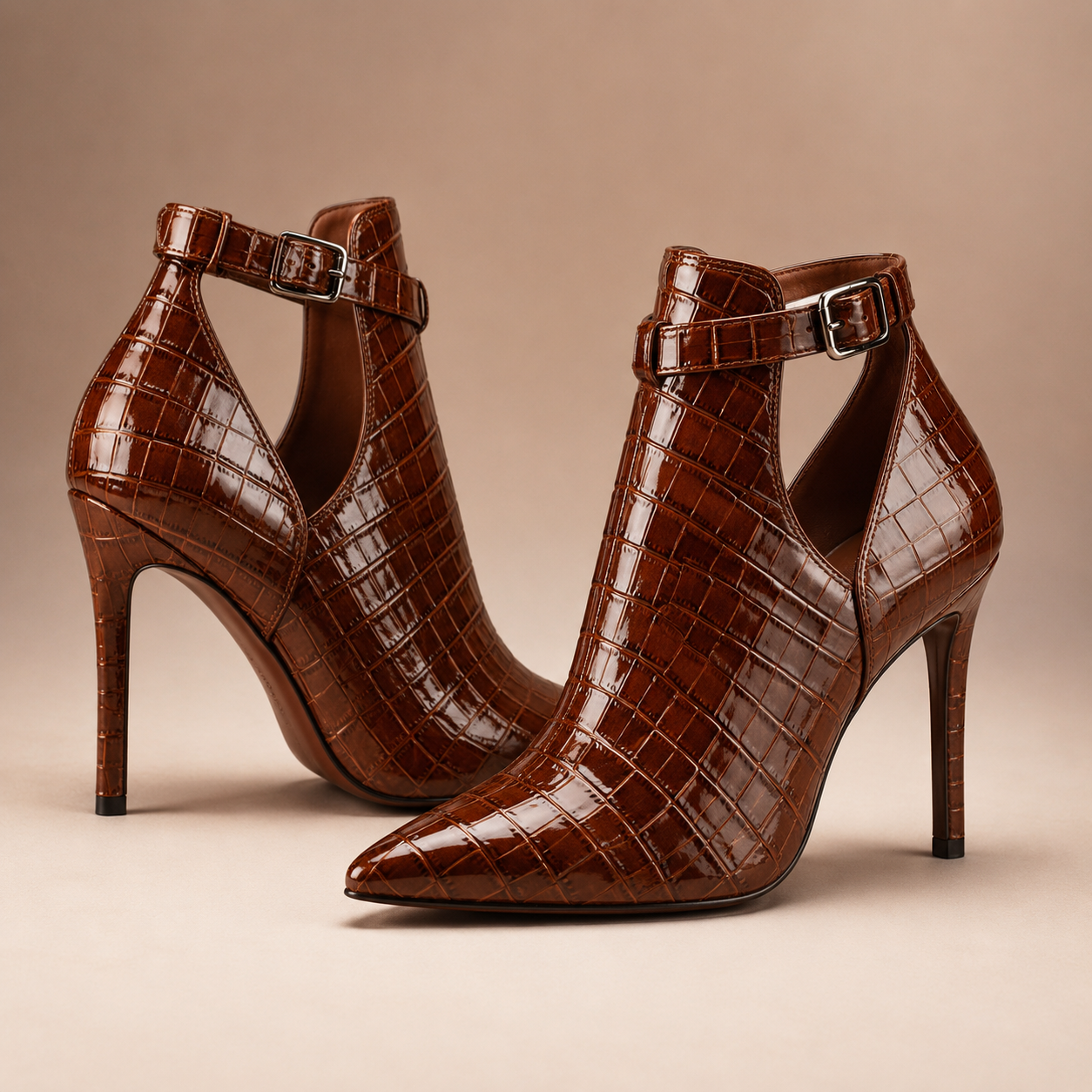 Dámské kozačky v elegantním stylu, na podpatku