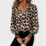 Dámská halenka s leopardím vzorem