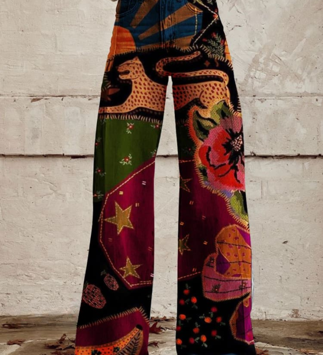 Dámské kalhoty v boho stylu