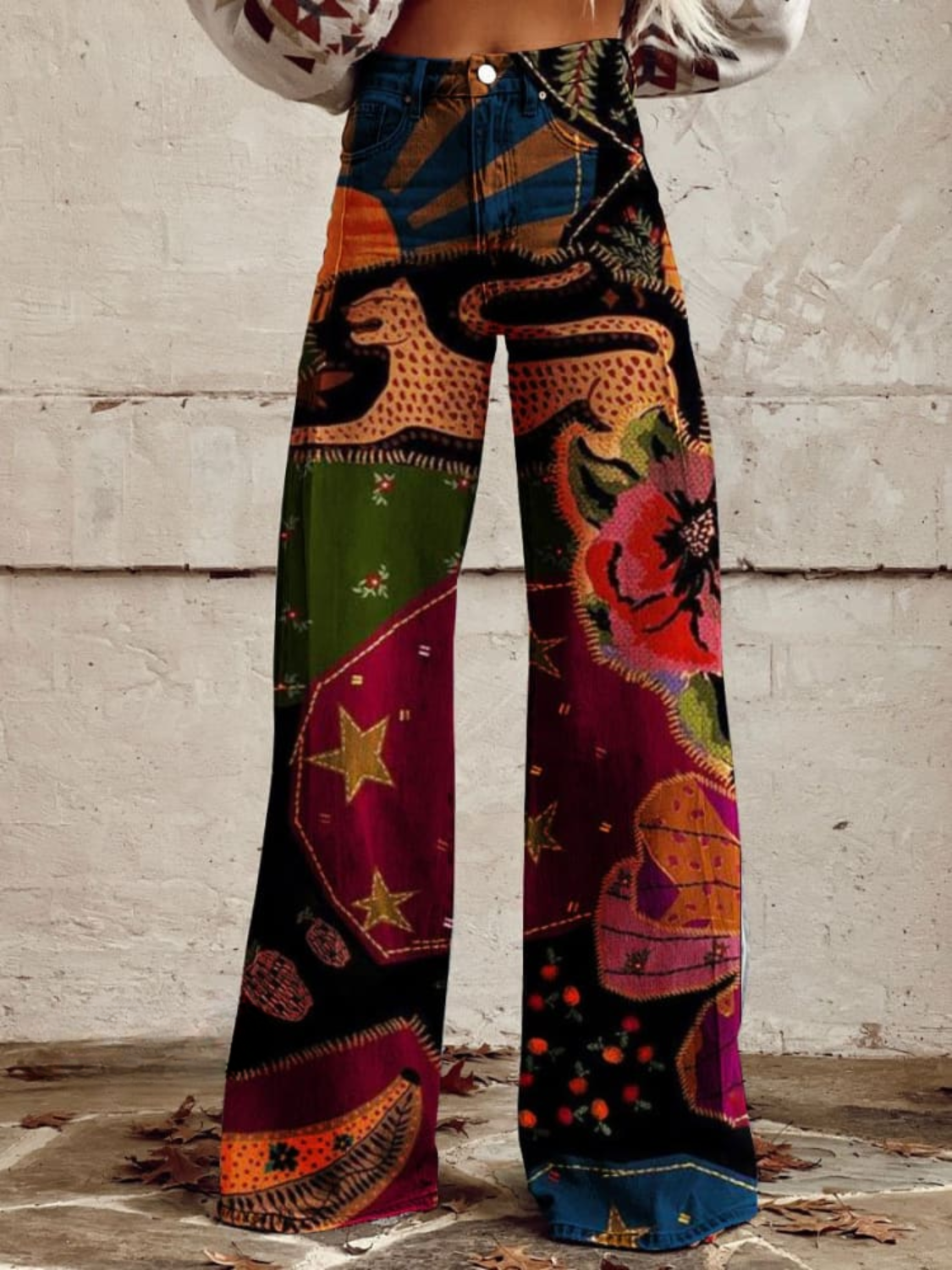 Dámské kalhoty v boho stylu