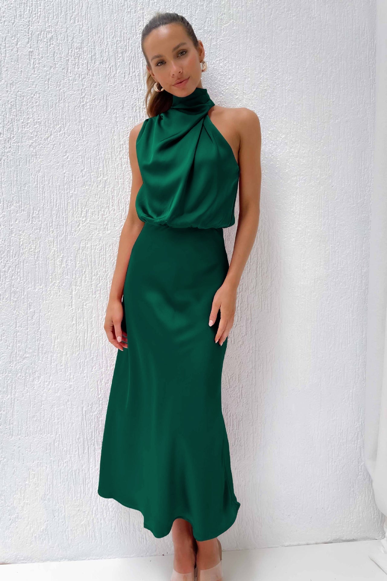 Dámské maxi šaty v elegantním stylu
