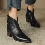 Dámské kozačky na podpatku
