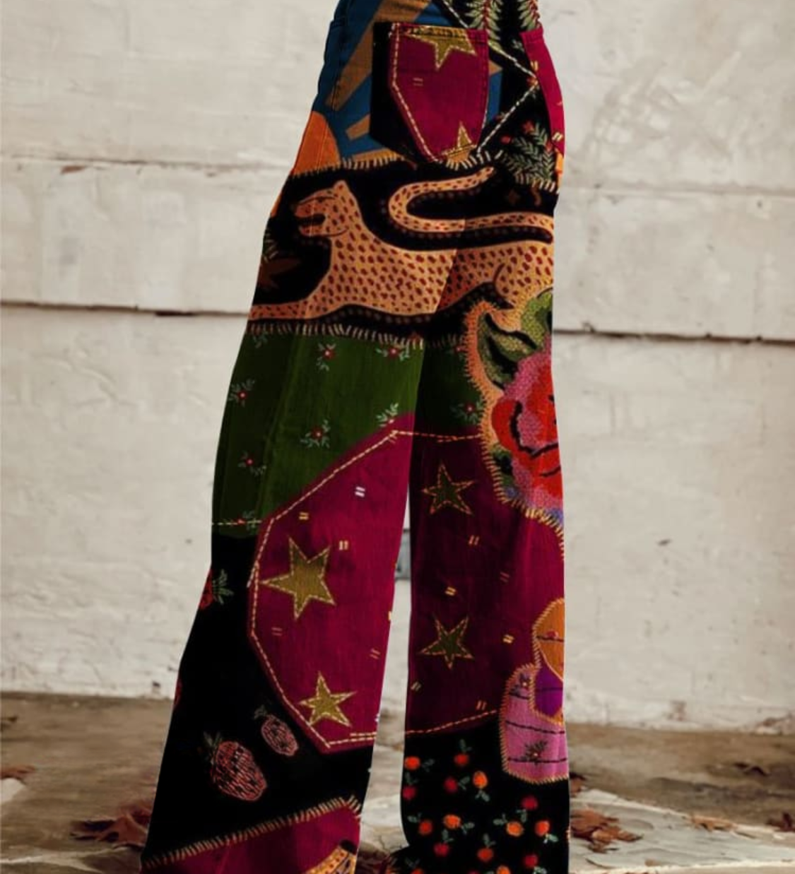 Dámské kalhoty v boho stylu