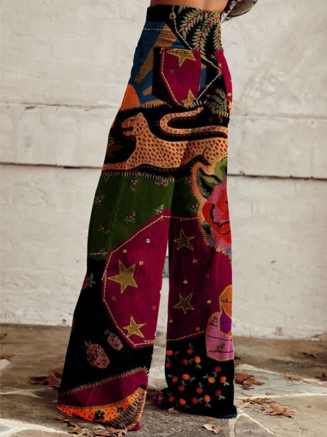 Dámské kalhoty v boho stylu