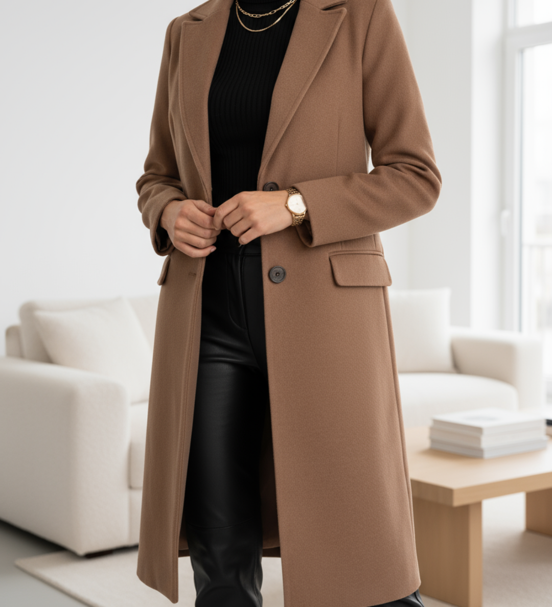 Dámský kabát v elegantním stylu