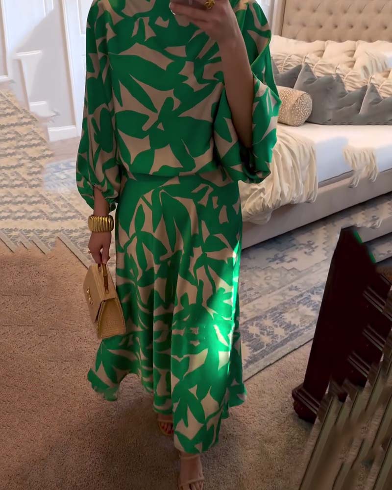 Dámské maxi šaty v elegantním stylu