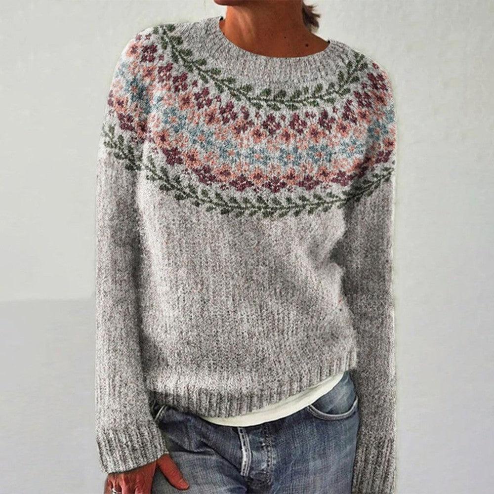 Dámský svetr ve vintage stylu