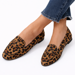 Dámské mokasíny s leopardím vzorem