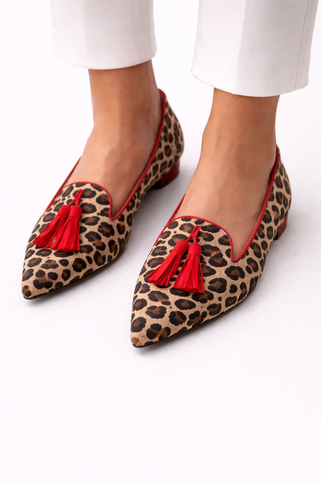 Dámské mokasíny s leopardím vzorem