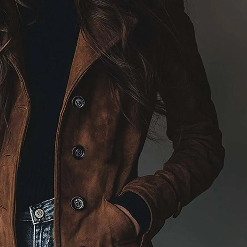 Dámský kabát ve vintage stylu