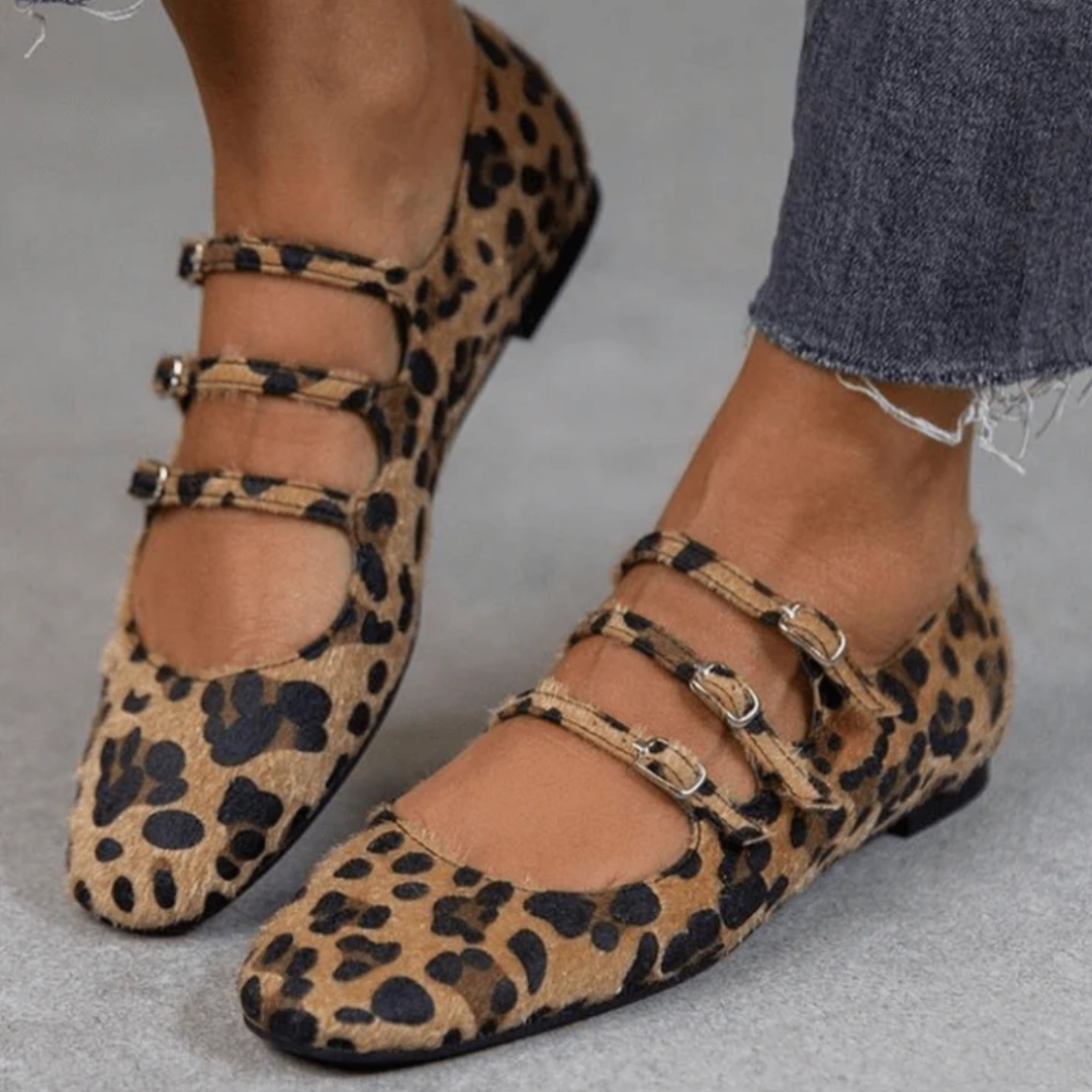 Dámské mokasíny s leopardím vzorem