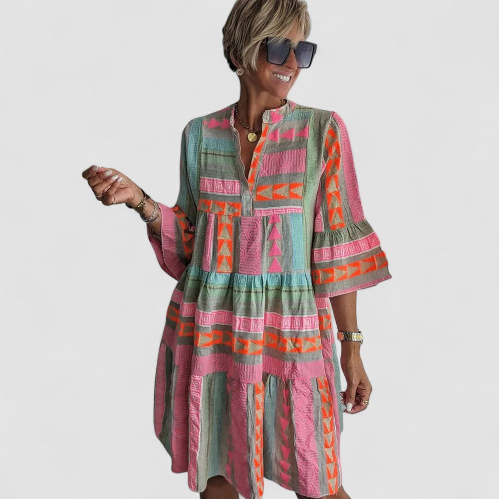 Dámské mini šaty ve vintage stylu
