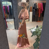 Dámské maxi šaty v boho stylu