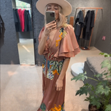 Dámské maxi šaty v boho stylu