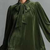 Dámské mini šaty ze sametu