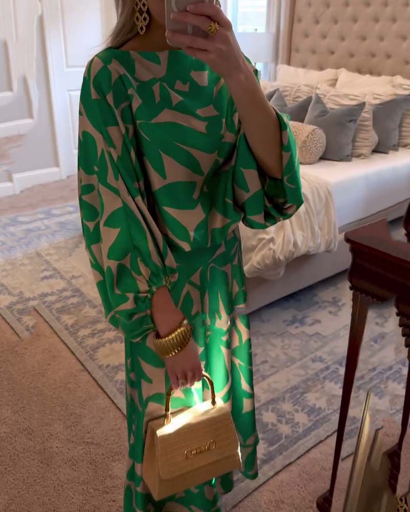 Dámské maxi šaty v elegantním stylu