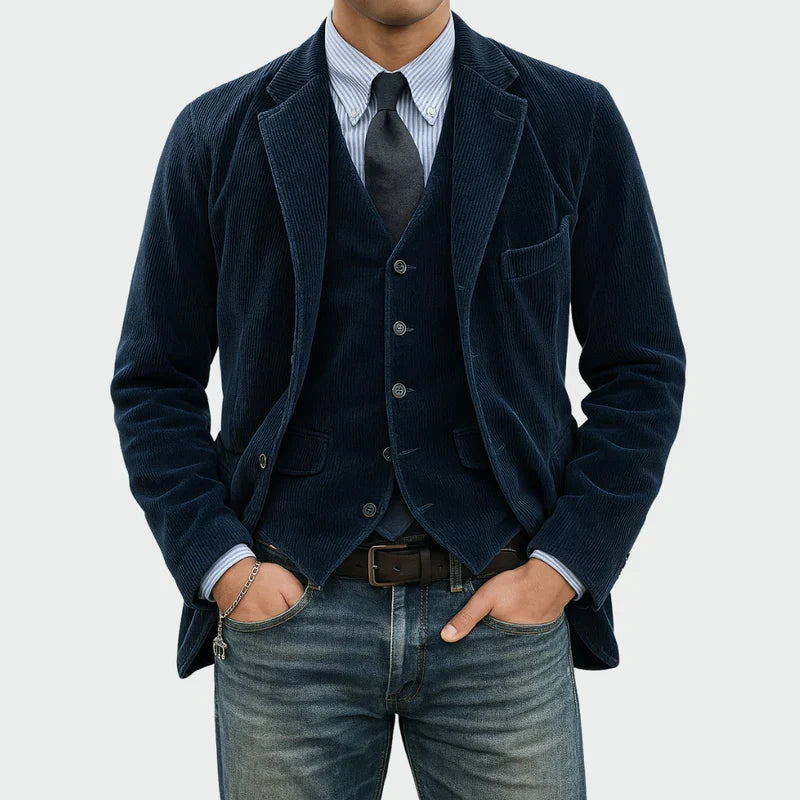 Dámské sako v elegantním stylu ze sametu