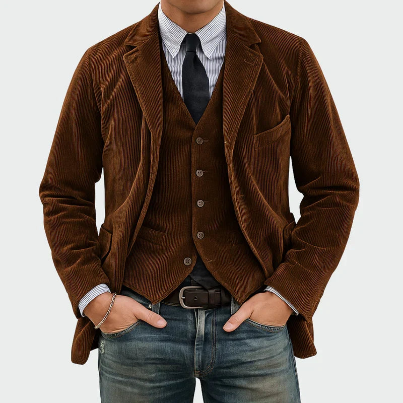 Dámské sako v elegantním stylu ze sametu