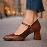 Dámské kozačky v elegantním stylu, na podpatku