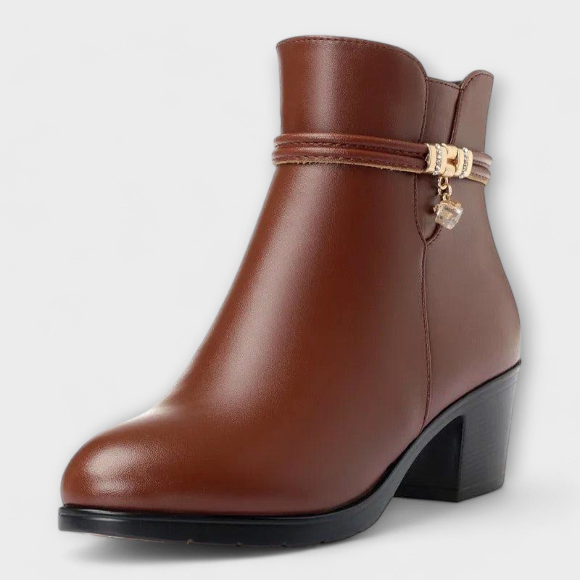Dámské kozačky v elegantním stylu, na zip