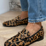 Dámské mokasíny s leopardím vzorem