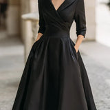 Dámské midi šaty v elegantním stylu