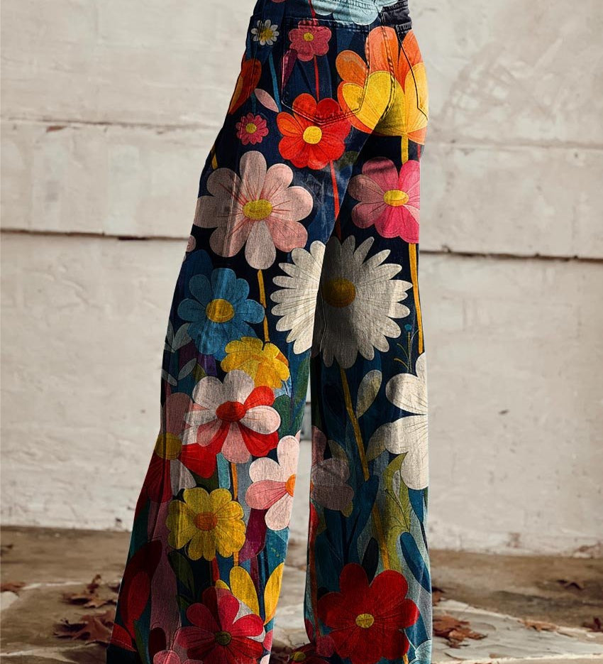Dámské kalhoty v boho stylu
