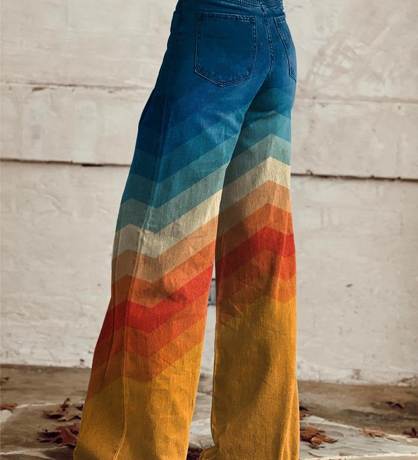 Dámské kalhoty v boho stylu