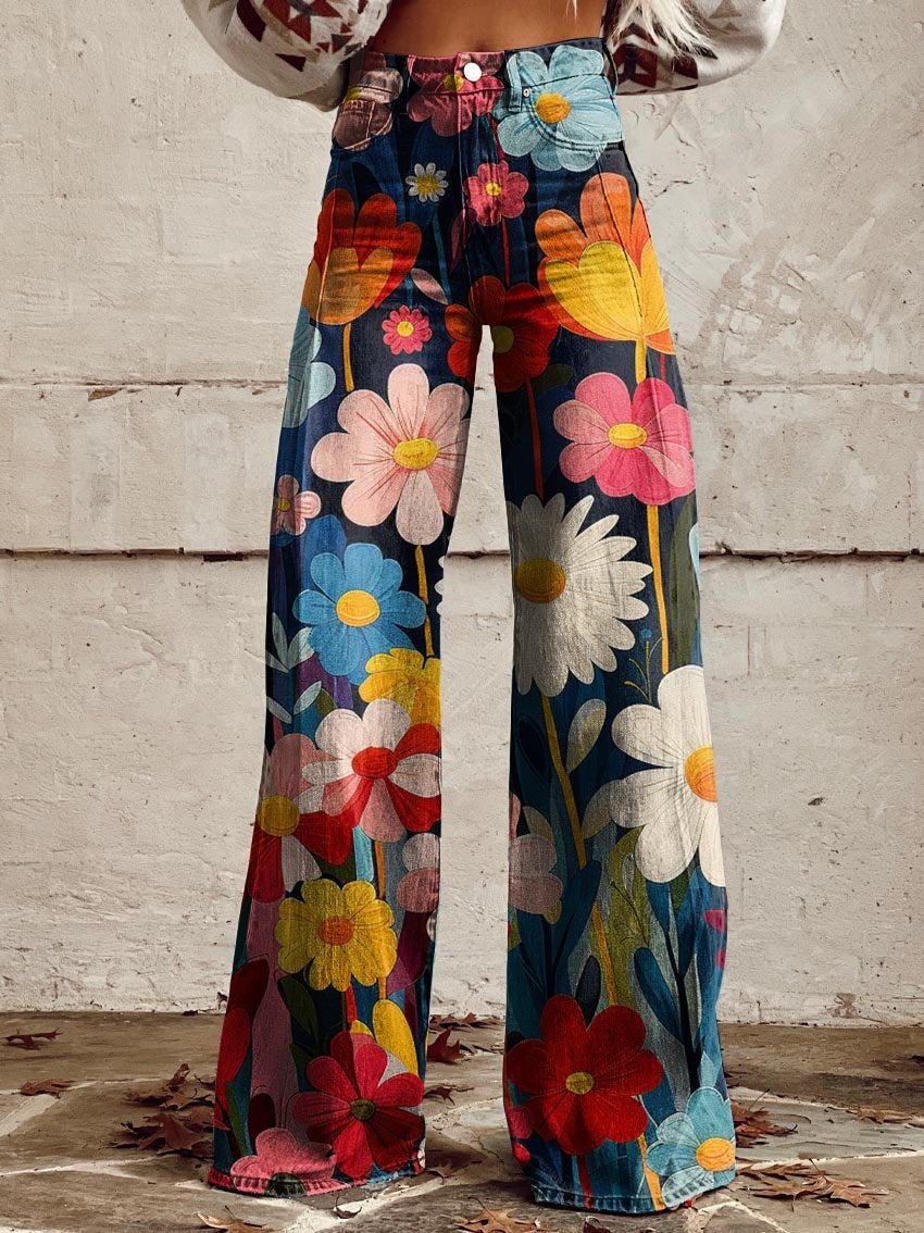 Dámské kalhoty v boho stylu