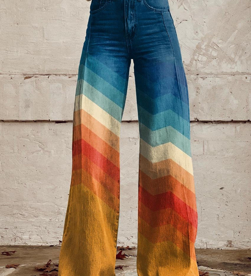 Dámské kalhoty v boho stylu