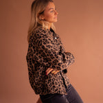 Dámská bunda s leopardím vzorem