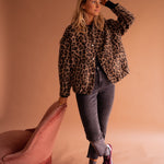 Dámská bunda s leopardím vzorem