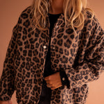 Dámská bunda s leopardím vzorem