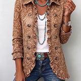Dámské sako ve vintage a boho stylu