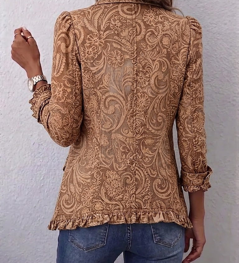Dámské sako ve vintage a boho stylu