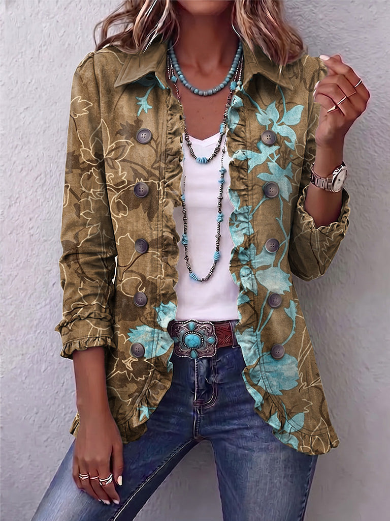 Dámské sako ve vintage a boho stylu