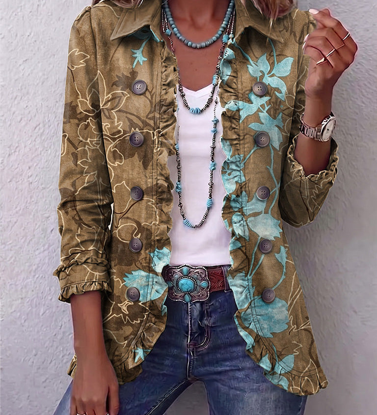 Dámské sako ve vintage a boho stylu
