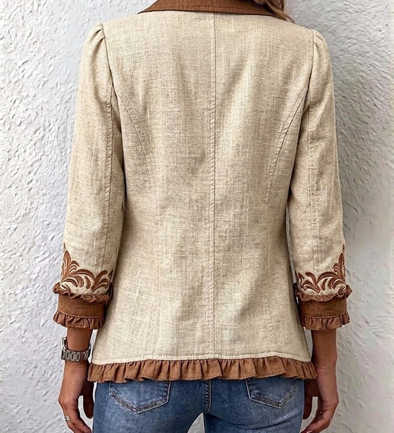 Dámské sako ve vintage a boho stylu