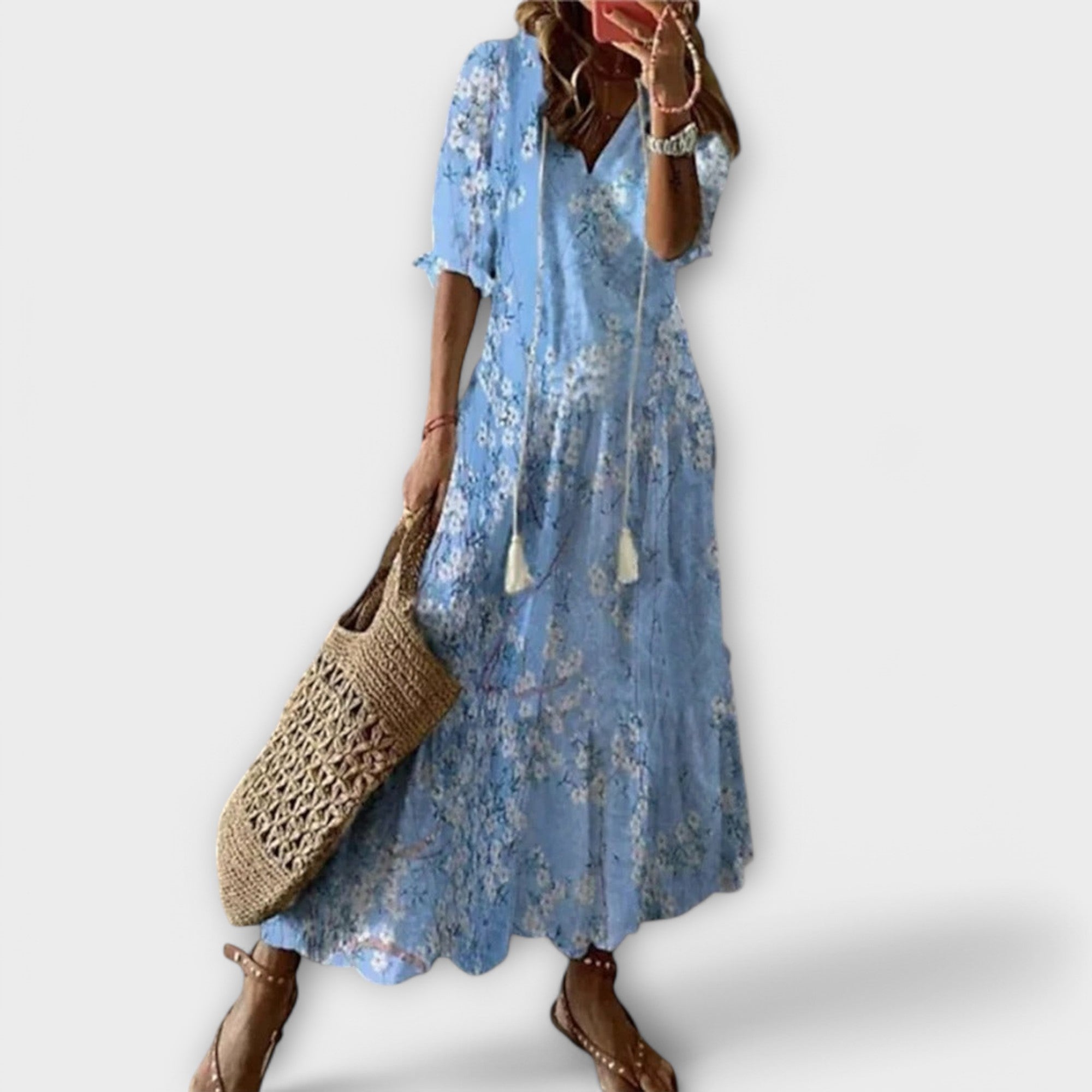 Dámské maxi šaty v boho stylu